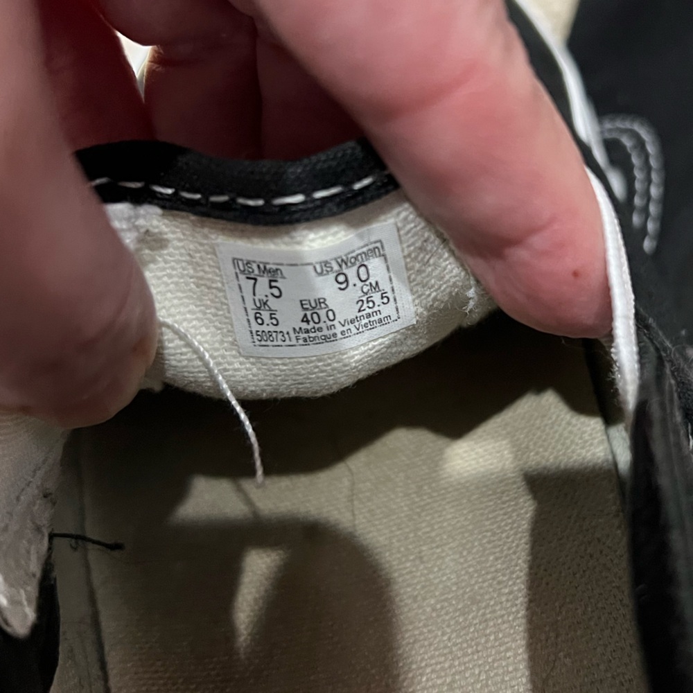 Vans black slip on men’s 7.5 women’s 9 - Picture 6 of 6